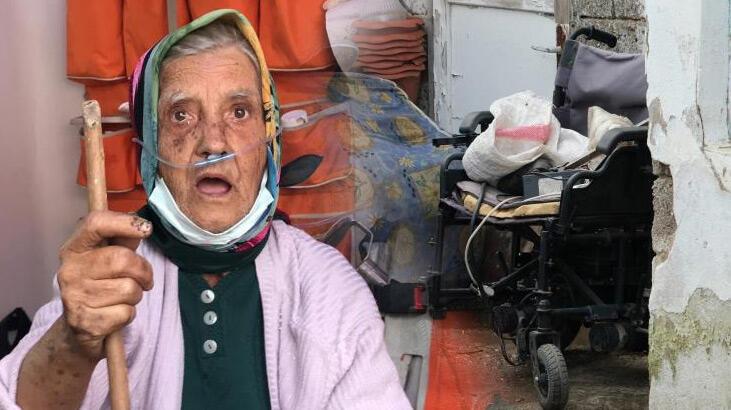 Kendi kurtuldu, engelli eşi yanarak can verdi