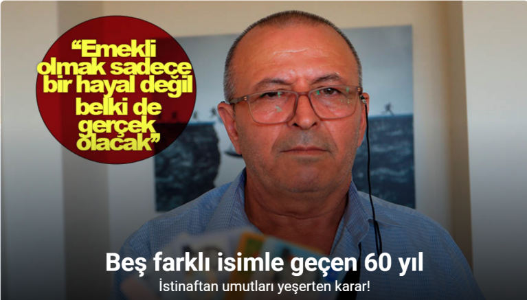 Kendini bulmak için dava açan beş isimli adama istinaftan umutları yeşerten karar