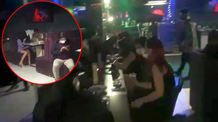 Kepenklerini indirdikleri mekanda eğlenen 43 kişiye şok baskın!