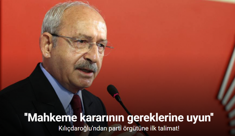 Kılıçdaroğlu: 