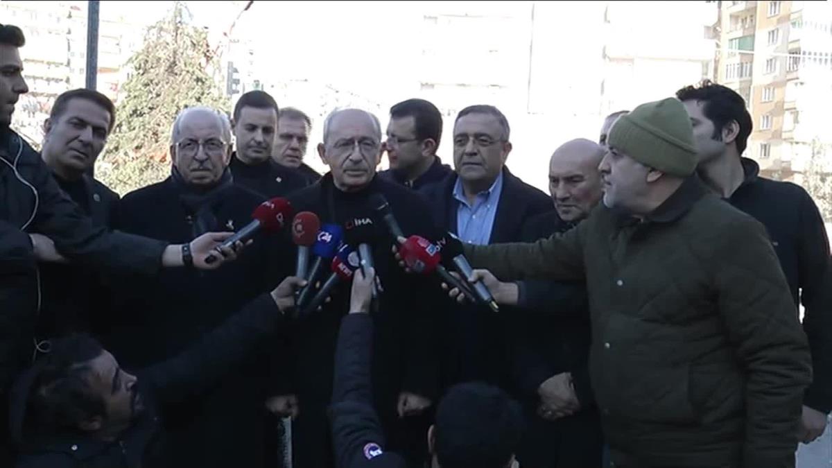 Kılıçdaroğlu, Diyarbakır Deprem Bölgesinde: 