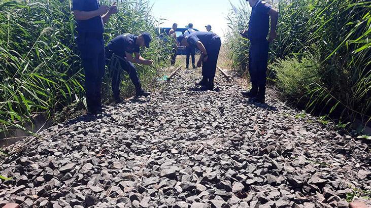Kırklareli'de tren rayı hırsızlığına 5 gözaltı