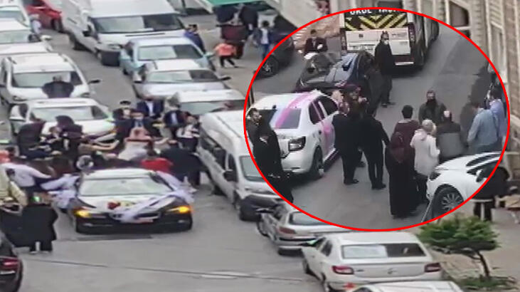 Kısıtlamaya rağmen İstanbul'da düğün eğlencesi!