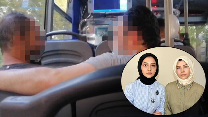 Kız kardeşlere otobüste taciz! 'Eliyle çenemi tuttu'