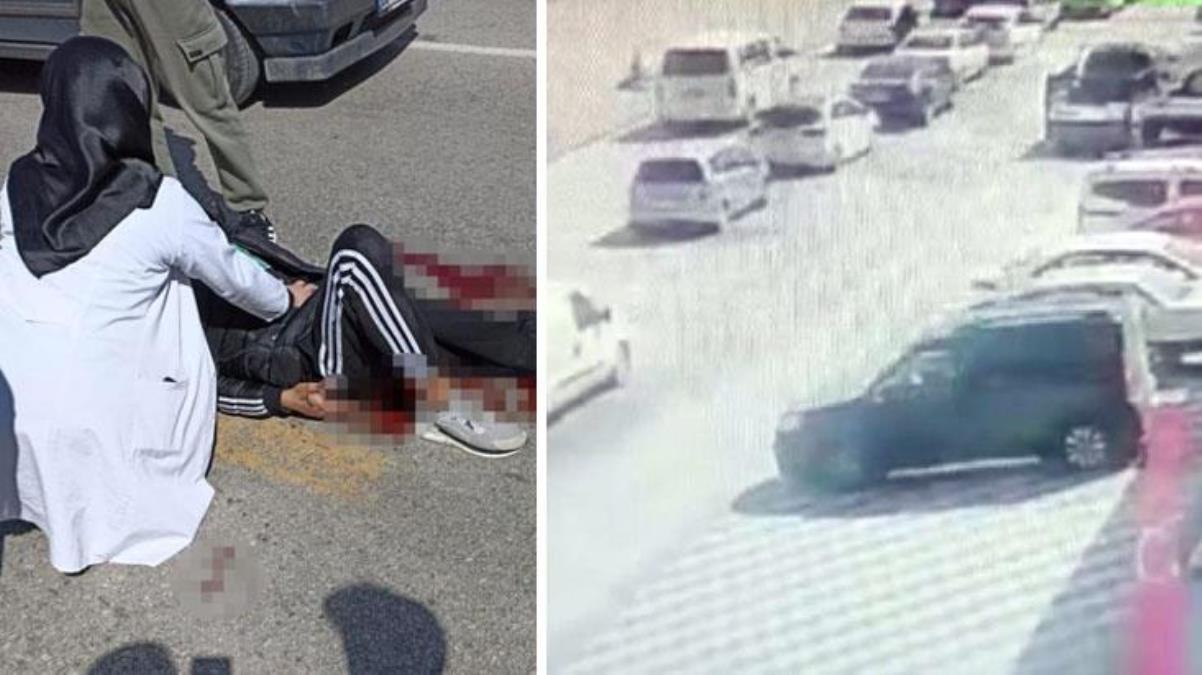 Kızına atılan mesajı gören baba çılgına döndü! Takip etti, kırmızı ışıkta çekip vurdu