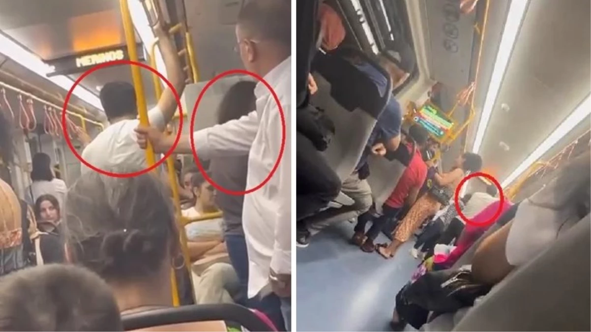 Kocasını metroda başka kadınla yakalayınca olanlar oldu: Anahtarı ver, evin anahtarını ver