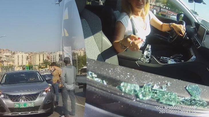 Konsolosluk aracındaki kadınlara kapkaç şoku! Gözyaşlarını tutamadı