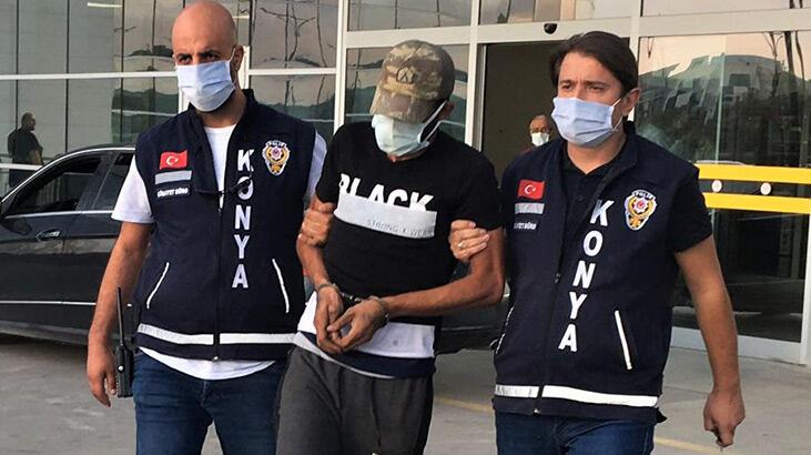 Konya'da polise bıçak çeken şüpheli tutuklandı