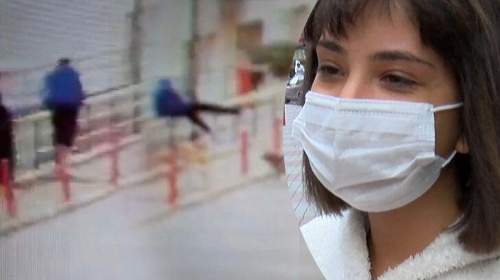 Köpekten kaçarken 6 metre yükseklikten böyle  düştü