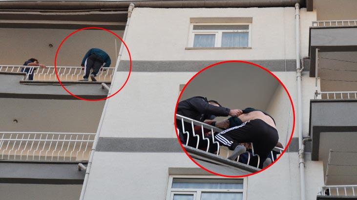 Korku dolu anlar! Komşular haber verdi