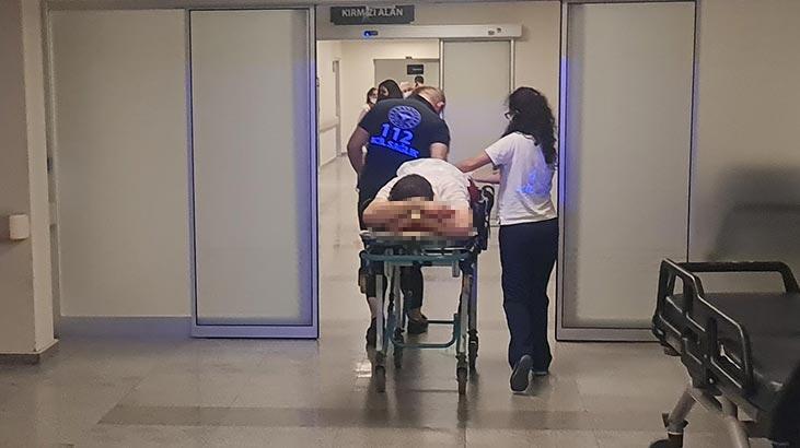 Korku dolu anlar! Rayların üzerine bayıldı