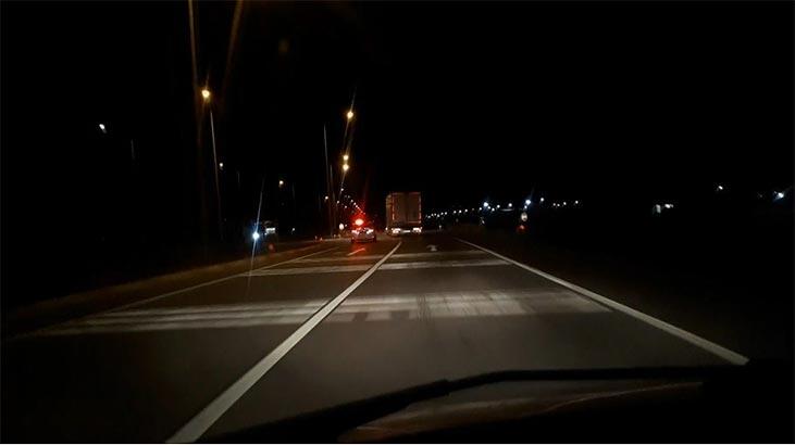 Korku dolu anlar! TIR'ın freni arızalandı