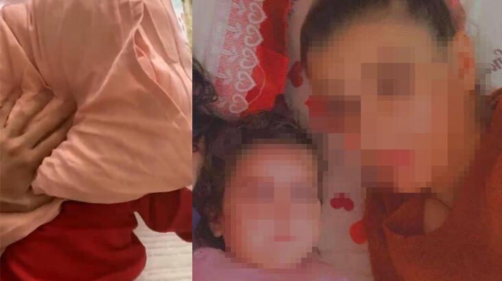 Korkunç görüntüler! Cani anne kızını boğmaya çalıştı