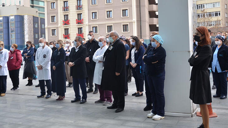 Koronavirüsten ölen Prof. Dr. Çağlı için anma töreni