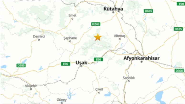 Kütahya'da 4 büyüklüğünde deprem!
