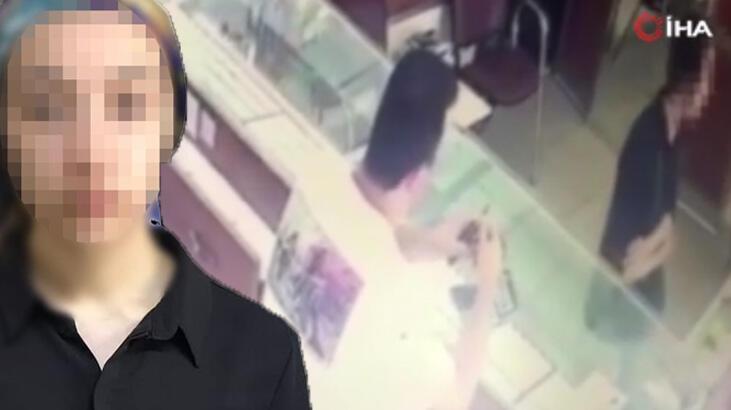 Kuyumcudan 3 adet cumhuriyet altını çalan kadın yakalandı