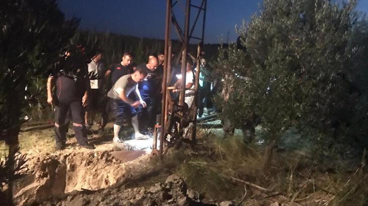 Kuyuya düşen çocuğu kurtarmak için ekipler bölgede