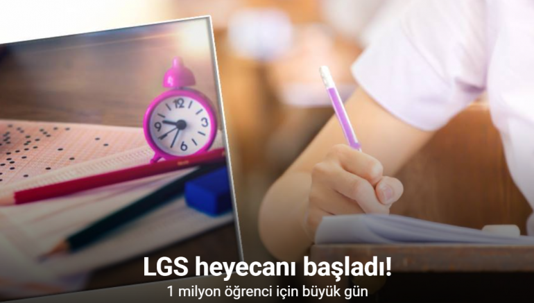 LGS heyecanı başladı