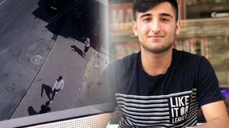 Liseli gencin öldürülme anbean kamerada