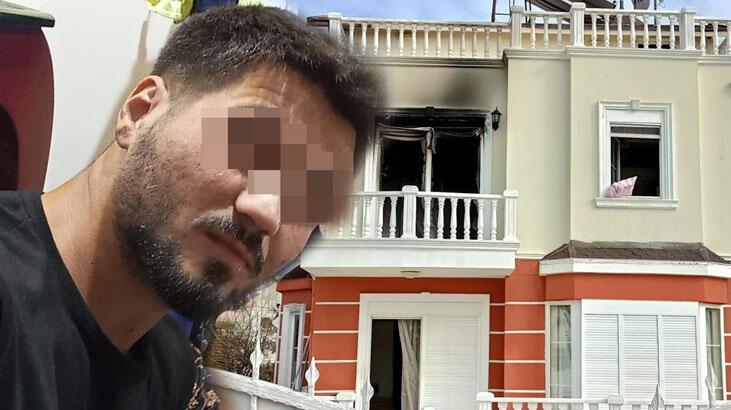 Lüks villada çıkan yangında can verdi