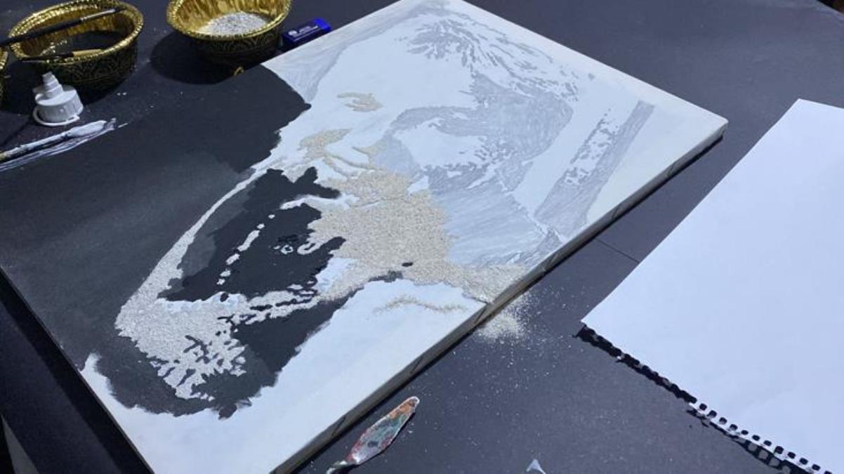 Macaristan'da cesedi yakılan yaşlı kadının, Yalova'da küllerinden portresi yapıldı