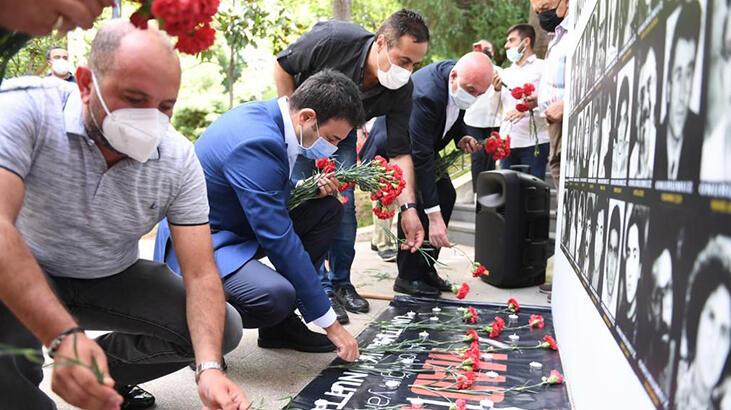 Madımak Oteli’nde hayatını kaybedenler Beşiktaş’ta anıldı