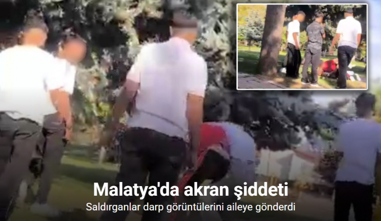 Malatya’da akran şiddeti ve dehşet dakikaları kamerada