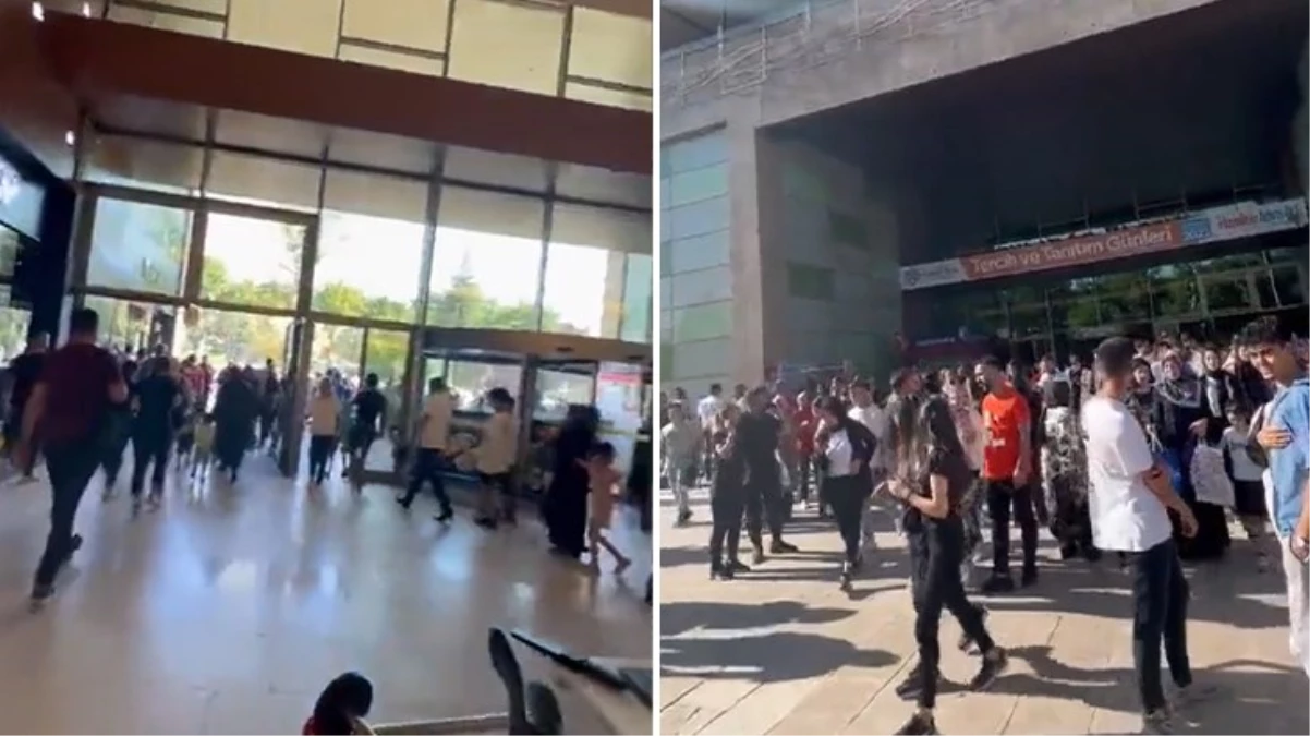 Malatya'da 1 dakika arayla yaşanan depremler büyük paniğe neden oldu! O anlar kamerada