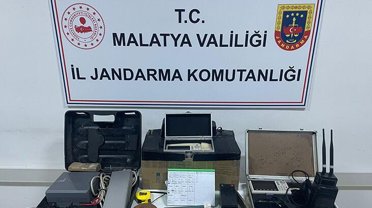 Malatya'da kaçak kazı operasyonu: 7 gözaltı