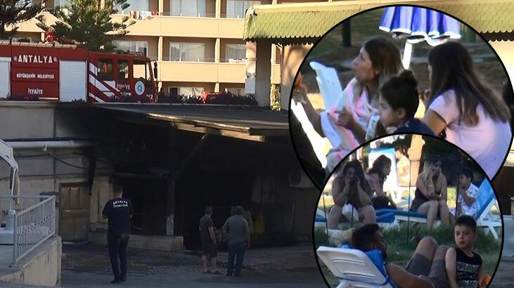 Manavgat'ta 5 yıldızlı otelde çıkan yangın paniği!