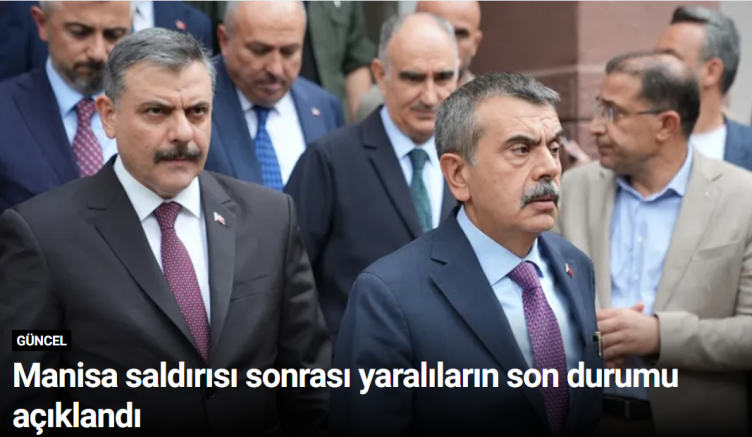 Manisa saldırısı sonrası yaralıların son durumu açıklandı