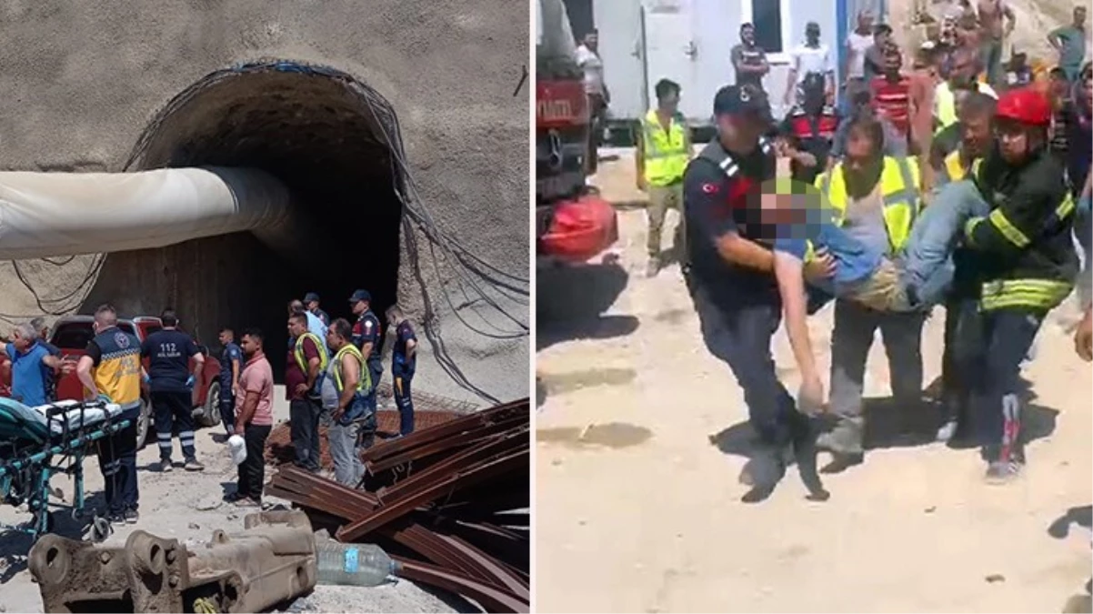 Manisa'da hızlı tren hattının tünel inşaatında gaz sızıntısı! İçeride mahsur kalan 2 işçiden 1'i hayatını kaybetti
