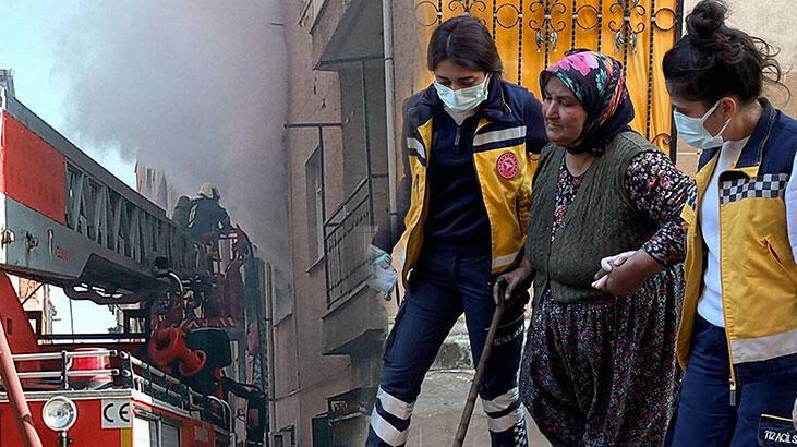 Manisa’da yangın paniği! 2'si çocuk 6 kişi, hastaneye kaldırıldı