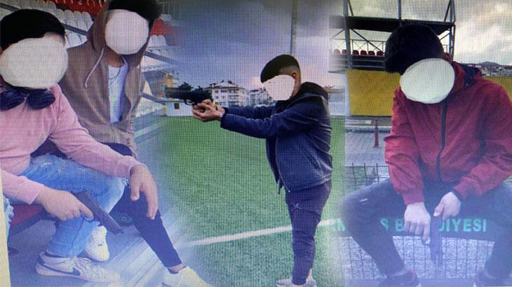 Marmarislileri korkutan 'silahlı çocuklar'!