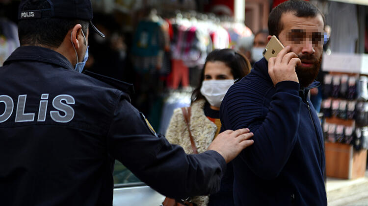 Maskesiz yakalandı pes dediren sözler! 'Ceza yazdırmam, kralınız gelsin'