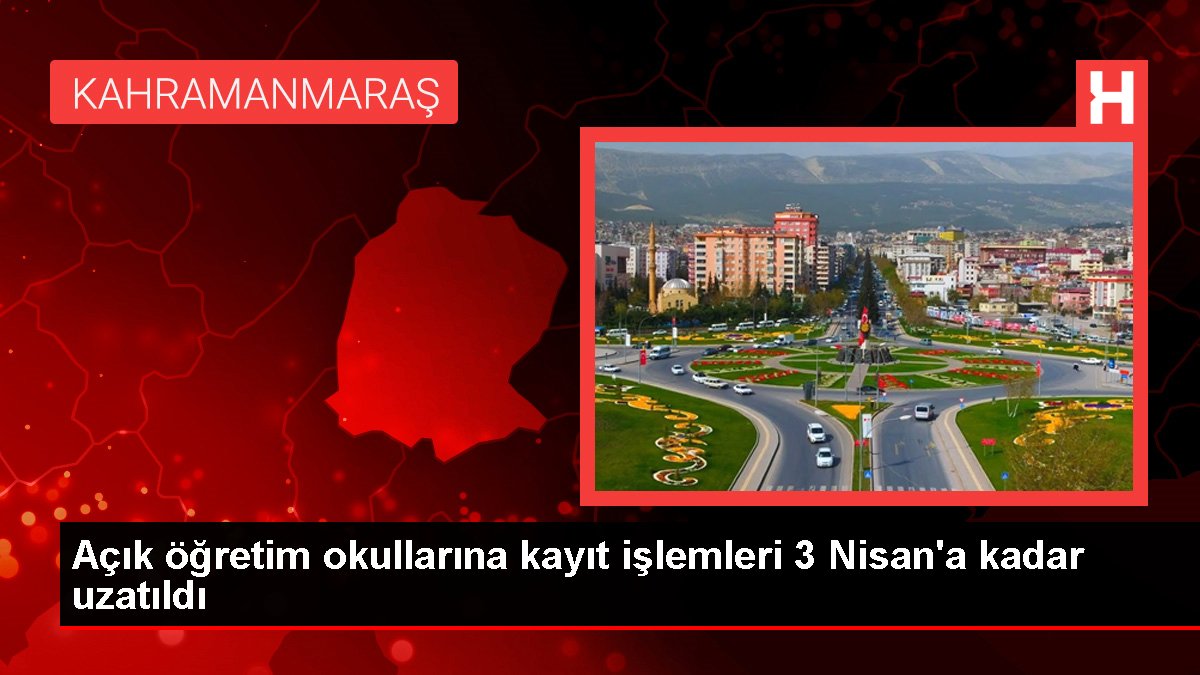 MEB: Açık öğretim okulları kayıt işlemleri 3 Nisan'a uzatıldı