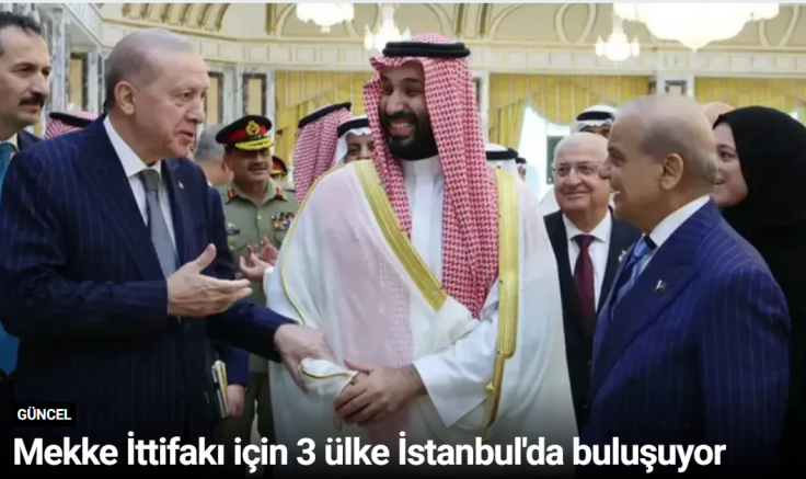 Mekke İttifakı için 3 ülke İstanbul'da buluşuyor