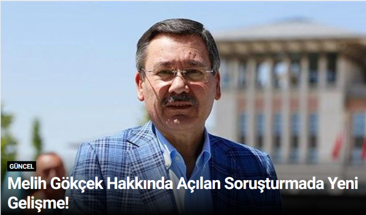 Melih Gökçek Hakkında Açılan Soruşturmada Yeni Gelişme!