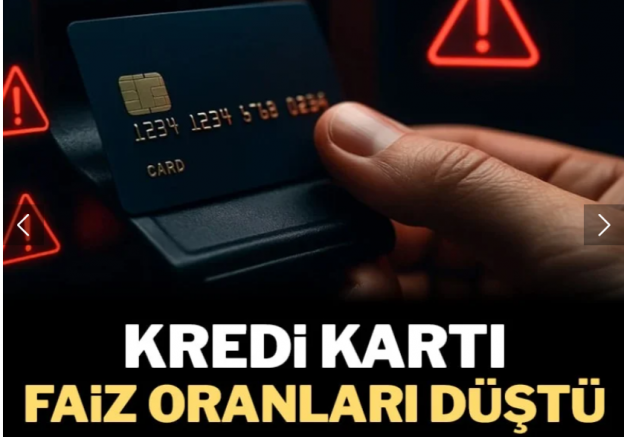 Merkez Bankası kredi kartı faiz oranlarını düşürdü