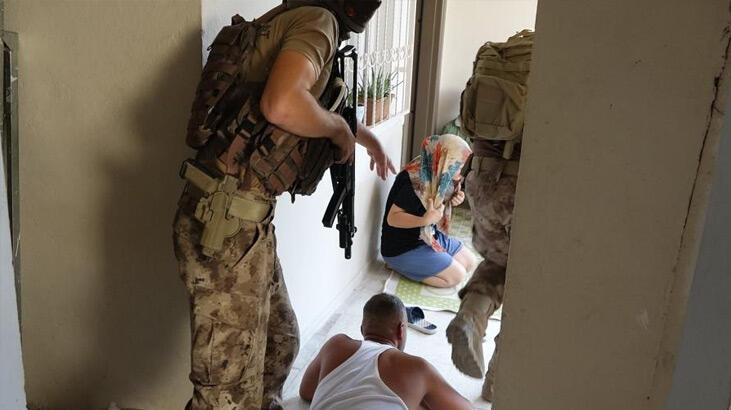 Mersin'de 111 adrese dev uyuşturucu operasyonu