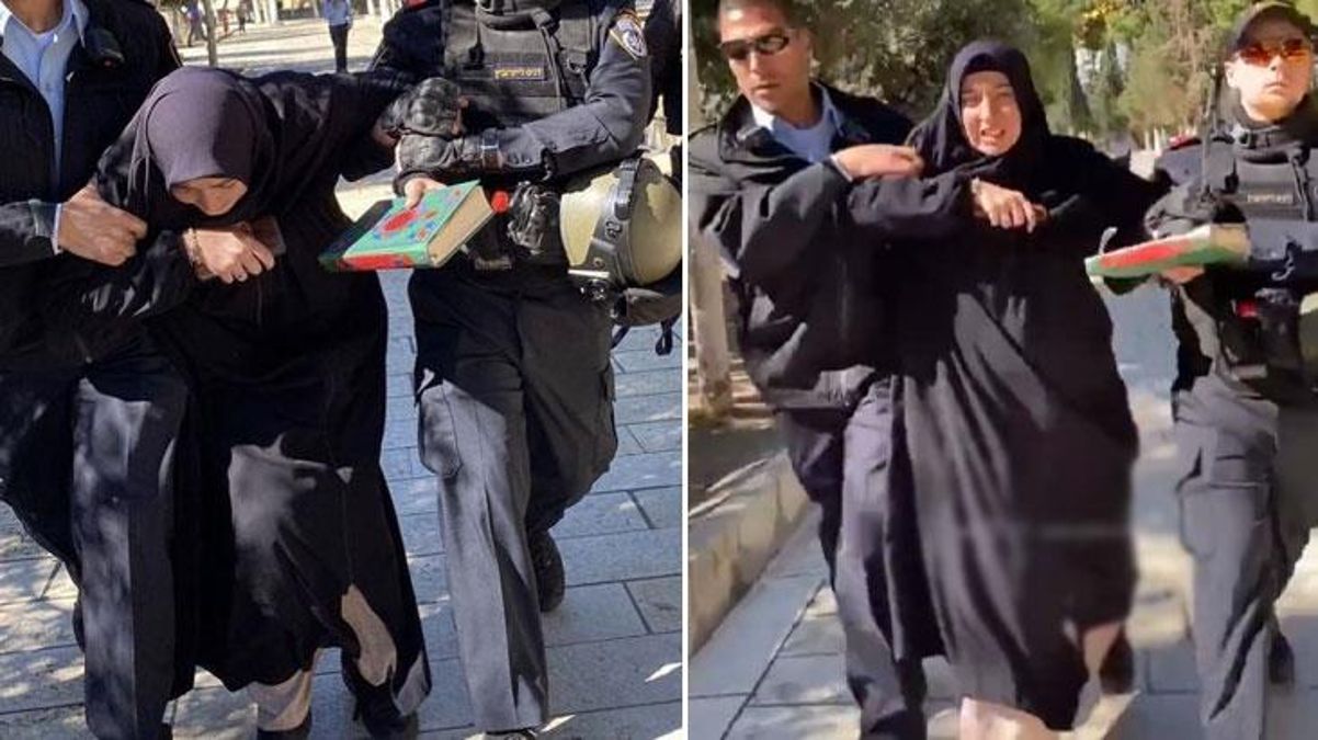 Mescid-i Aksa'da Kur'an okurken gözaltına alınan Özgecan Mutlu serbest bırakıldı