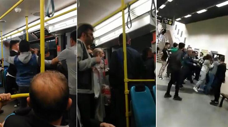 Metroda sigara içme kavgası