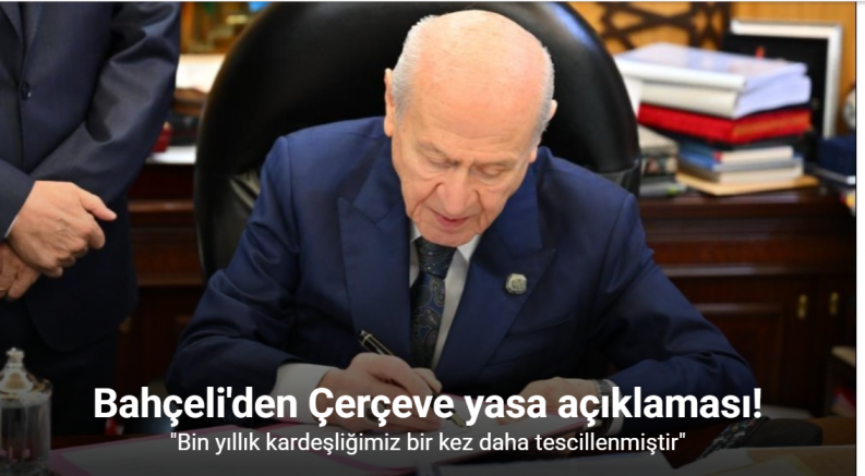 MHP Genel Başkanı Bahçeli: 