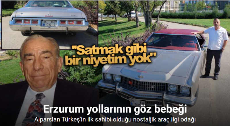 MHP’nin Kurucu Genel Başkanı Alpaslan Türkeş’in ilk sahibi olduğu klasik araç 53 yıldır orijinalliğini koruyor