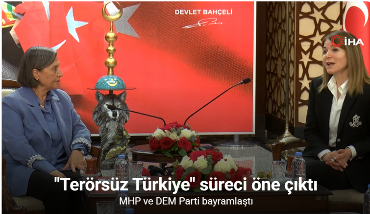 MHP ve DEM Parti bayramlaştı: 
