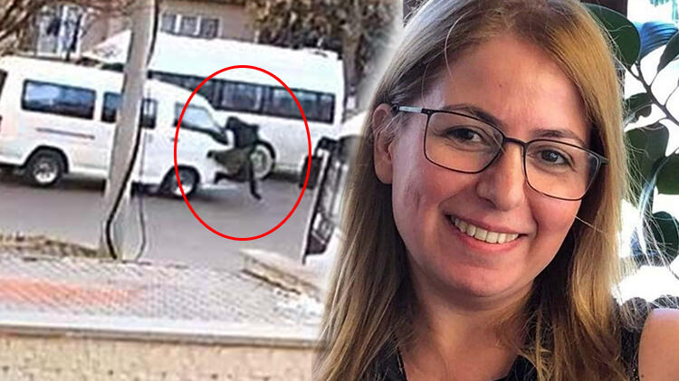 Midibüsün çarptığı kadın feci şekilde can verdi! Görüntüleri ortaya çıktı