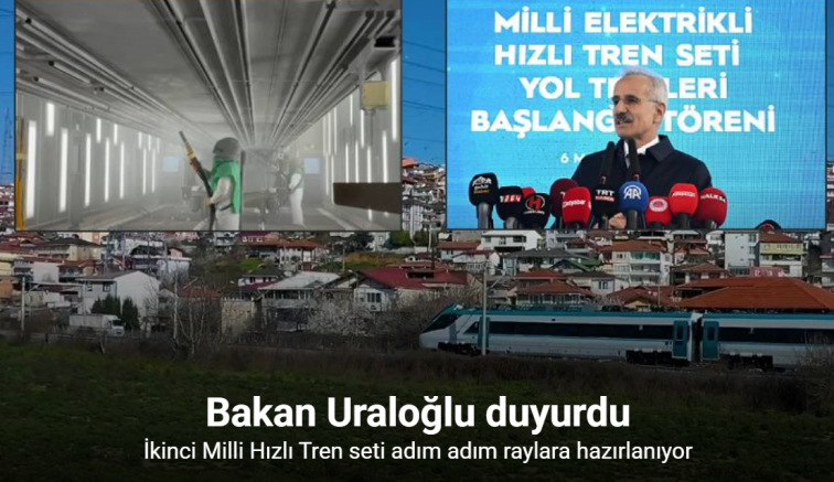 Milli Hızlı Tren filosu için ikinci set yolda
