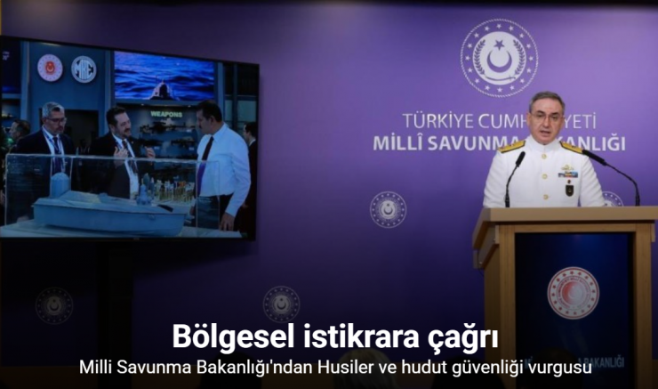 Milli Savunma Bakanlığı Sözcüsü Tuğamiral Aktürk: 