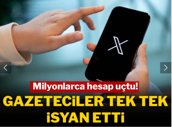 Milyonlarca hesap uçtu! Gazeteciler tek tek isyan etti