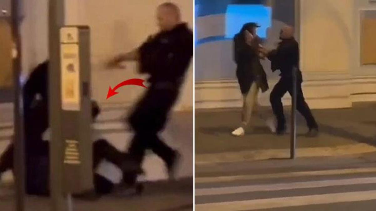 Milyonların katılacağı büyük protesto öncesi Fransa sokaklarında tansiyon yüksek! Polis önce küfür etti sonra şiddet uyguladı